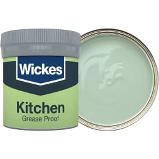 Wickes Kitchen Matt Emulsion Paint Tester Pot - Sage No.805 - 50ml