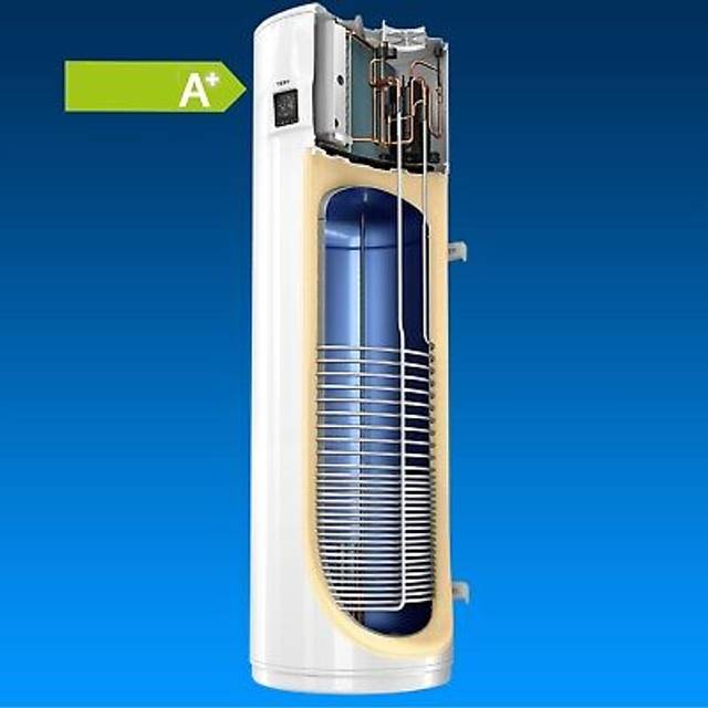 Hot water cylinder air source heat pump cylinder tesy aquathermica 150
