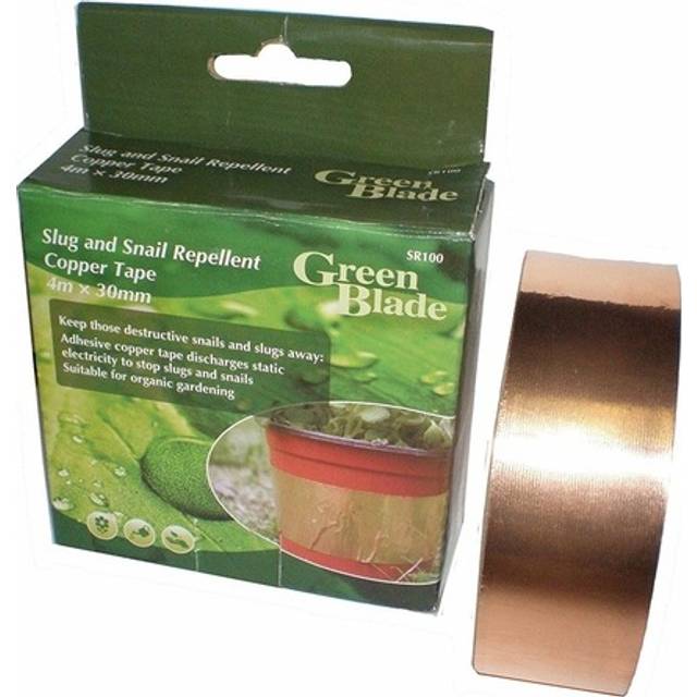 Green Blade Slug Repellent Adhesive Copper Tape - 4m x 30mm