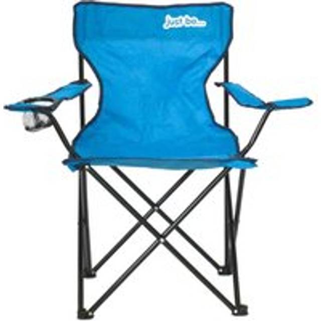 Folding Camping Chair for Adults and Kids Light Blue with Black trim Lightweight Foldable Chair Suitable for Outdoors From just be
