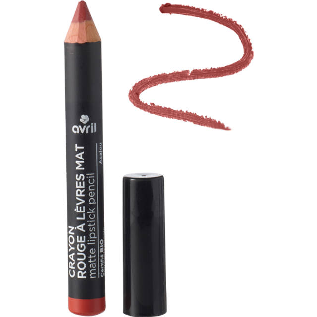 Avril Matte Lipstick Pencil Jumbo Acajou