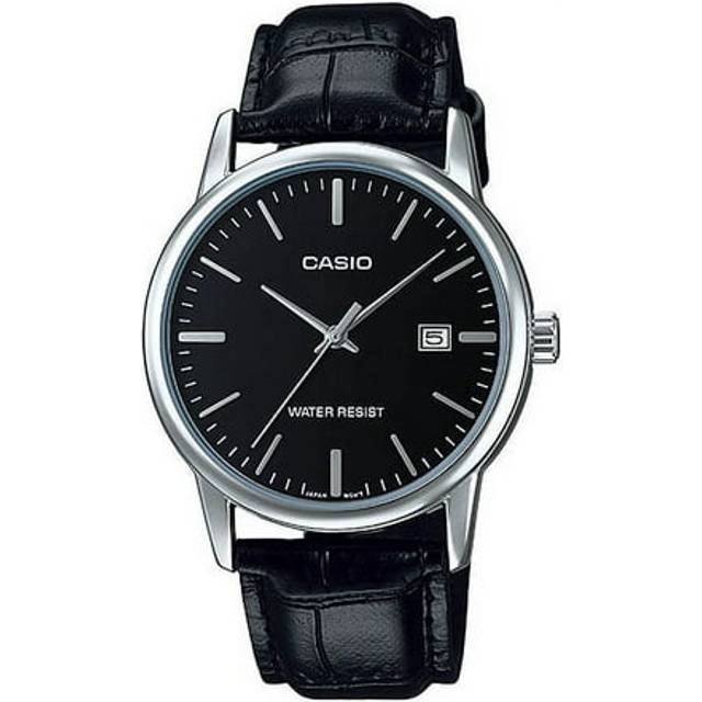 CaSio Ltp V002l 1audf  Ltp V002l 1a  Analog Sat Student Women S Leather Watch LTP-V002L-1AUDF