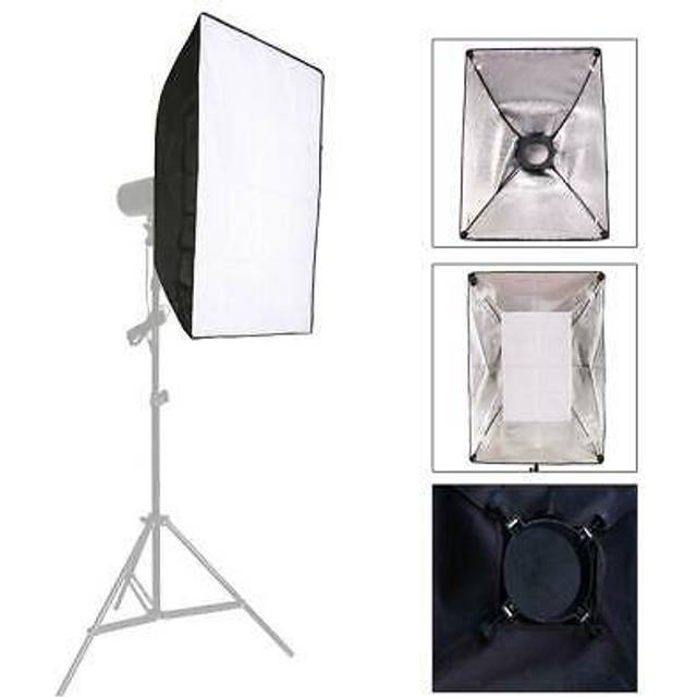 Studio Speedlite Softbox Strobe Flash Portable Soft Box Reflector with Speedring Universal Mount And Carrying Bag - 50x70cm