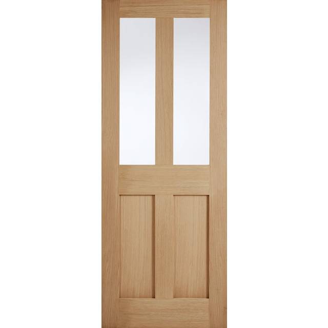 LPD London 2L Glazed Internal Door 1981 x 762mm Unfinished Oak