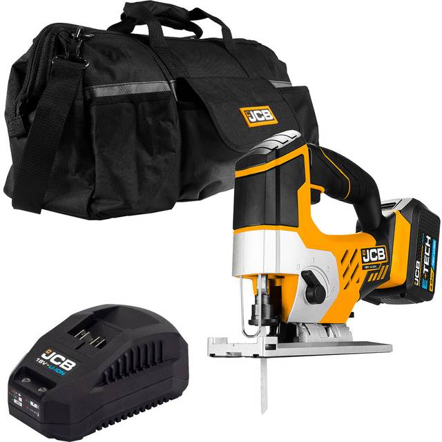 "JCB 18V Jigsaw 1x4.0Ah Lithium-Ion Battery and charger in 20"" kit bag : 21-18JS-4X-BG"