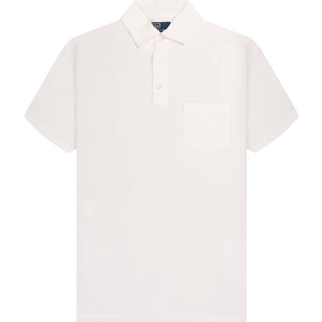 Polo Ralph Lauren Custom Slim Fit Chest Pocket Oxford Polo White