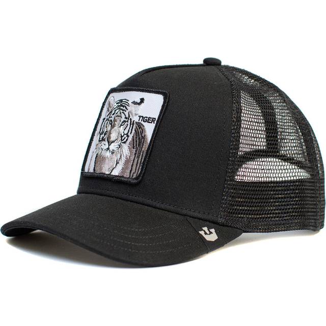 Goorin Bros. - Svart trucker Keps - The White Tiger Black Trucker @ Hatstore