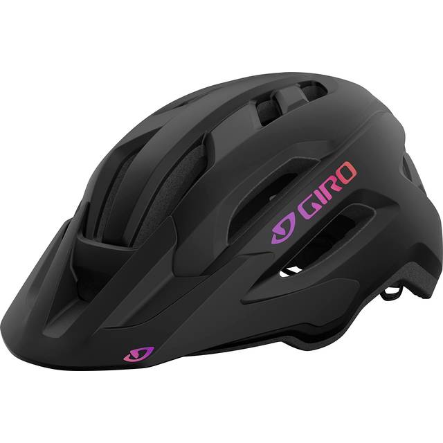 Giro Fixture II MIPS Mountain Bike Helmet for Men  Women  Kids  and Adults - Matte Black/Purple Gradient Logo  Universal Women 50-57 cm