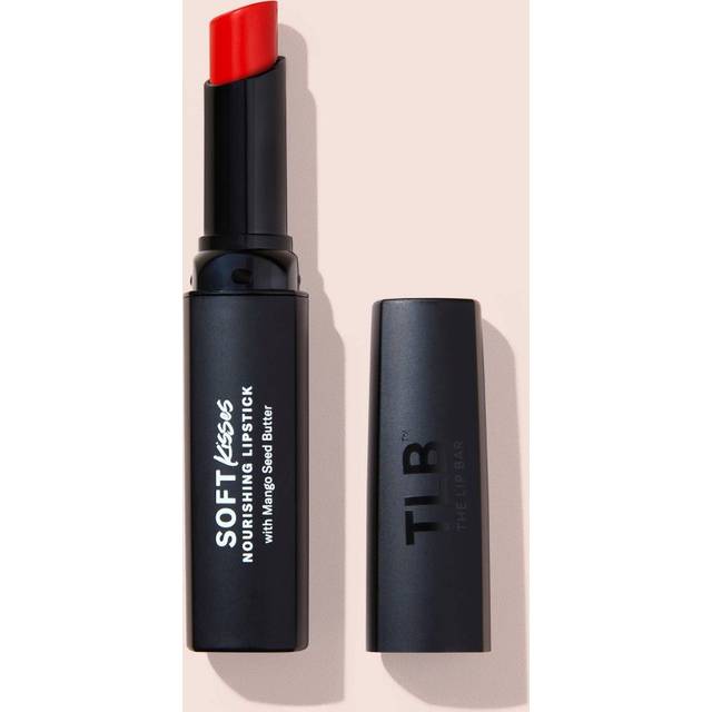 The Lip Bar Soft Kisses Nourishing Vegan Lipstick  with Moisturizing Mango Seed Butter  Satin Finish  Vexxed - Orange Red