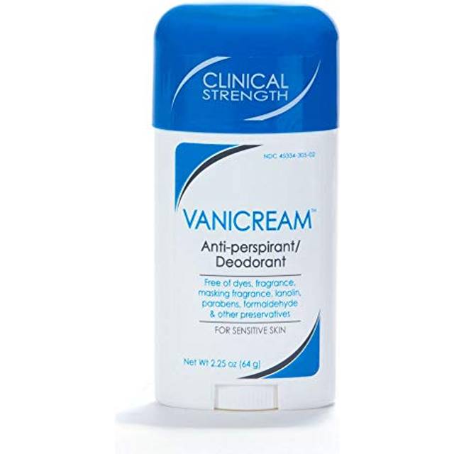 2 Value Pack Vanicream Anti-Perspirant Deodorant Clinical Strength Sensitive Skin 2.25 Ounces