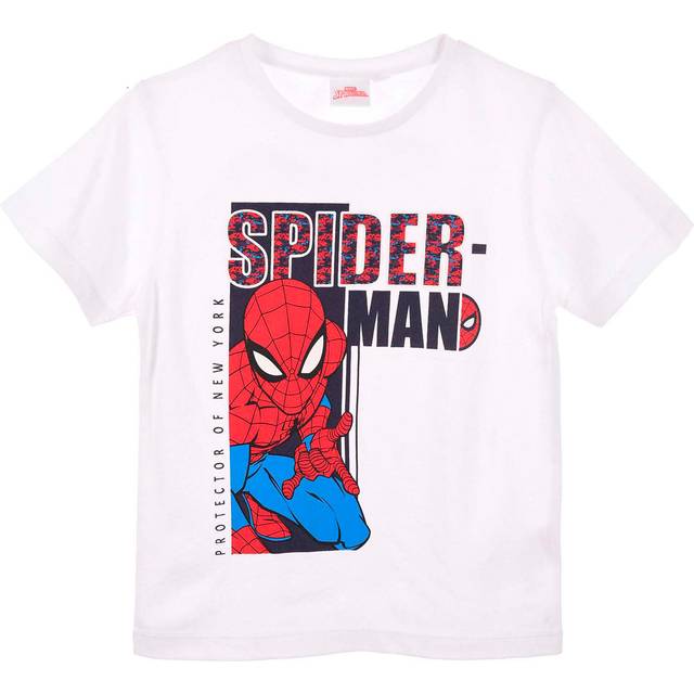 Marvel Spider-Man T-shirt, Vit, 8 år