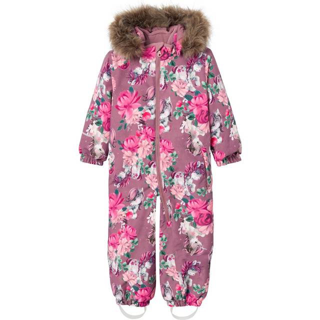 Name It Kid's Snow10 Wholesuit - Wistful Mauve