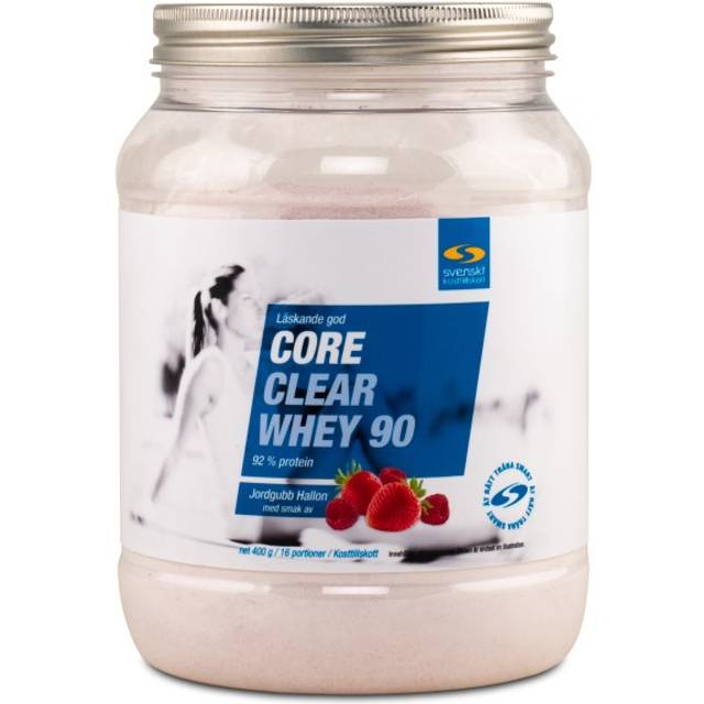Core Clear Whey 90, Jordgubb/Hallon, 400 g
