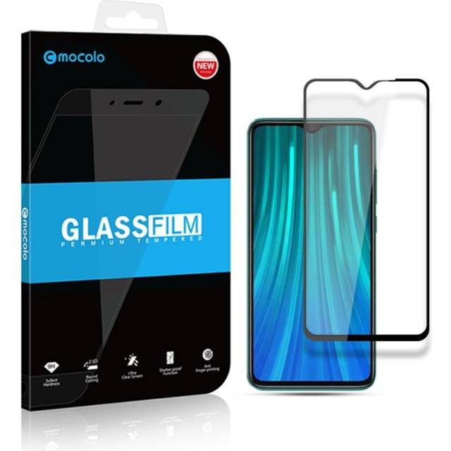 Xiaomi Redmi Note 8T Mocolo Screen Protector - Full Fit - Black Frame