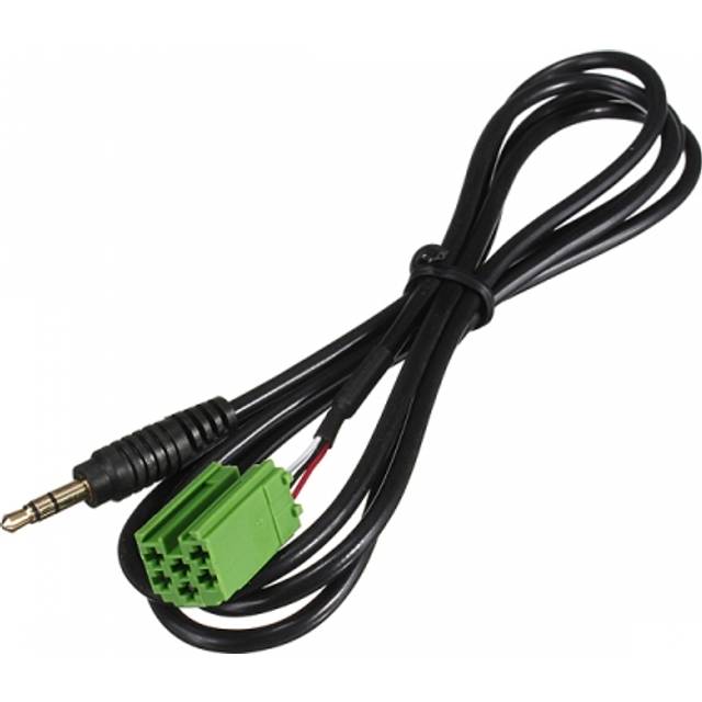 Renault Aux-kabel - 3.5mm-kontakt, Mino-ISO 1m