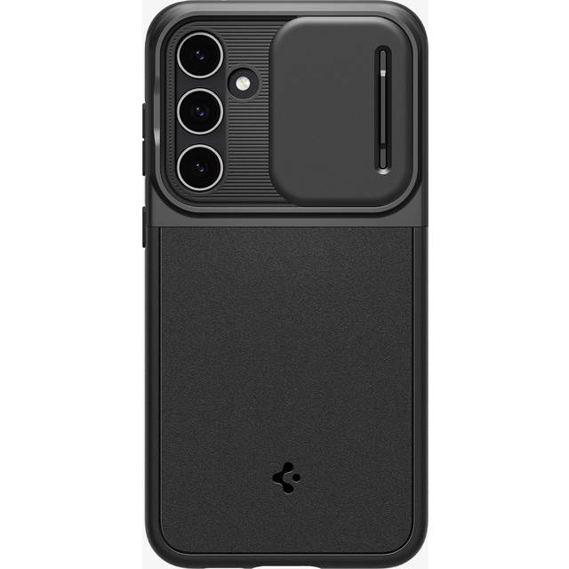 Spigen Optik Armor Case kompatibel med Samsung Galaxy S23 FE Skal Fodral -Svart