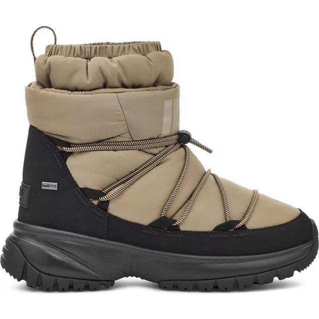 Women's Sawdust Yose Puffer Lace Ankle Boots - Beige (5)