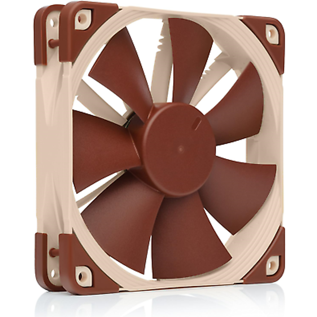 Noctua NF-F12 PWM, Tyst Premiumfläkt, 4-pin (120 mm, Brun)