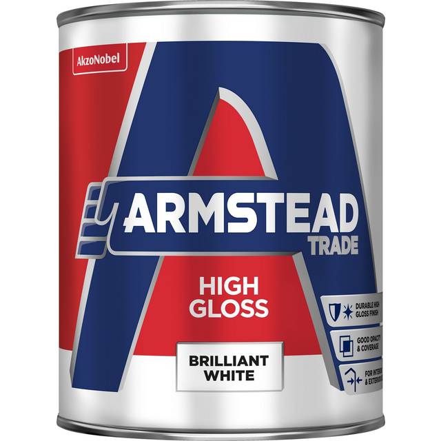 Armstead Trade High Gloss Pure Brilliant White 1L