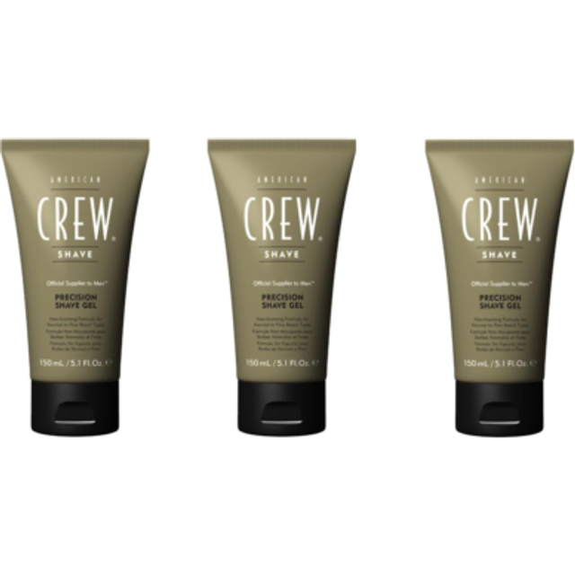 American Crew Precision Shave Gel 150ml x3