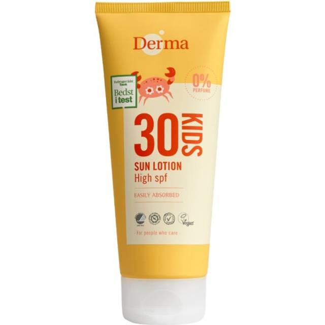 Derma Sol Solbeskyttelse til børn Kids Sun Lotion High SPF30 200ml