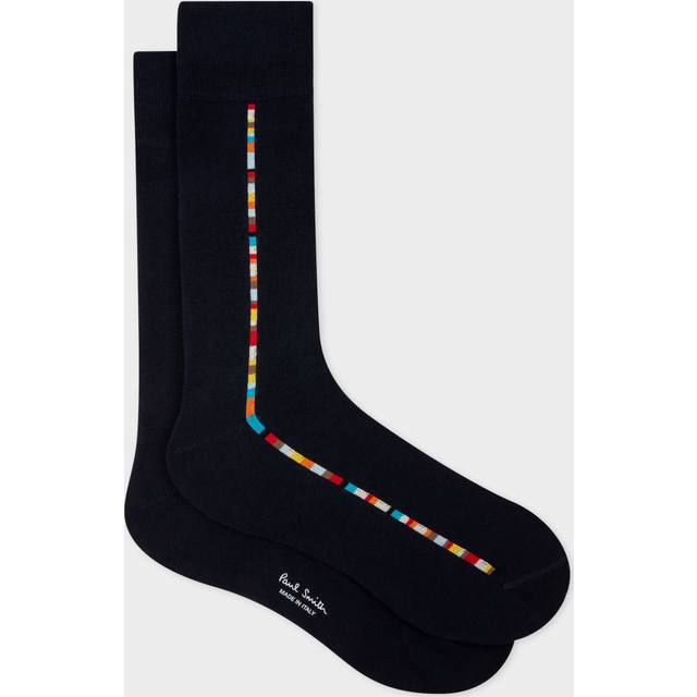 PS Paul Smith Mens Vittore Signature Stripe Socks - Colour: 47 Navy - Size: One Size