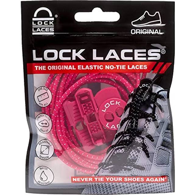 Lock Laces skosnören HOT PINK Unisex ONESIZE