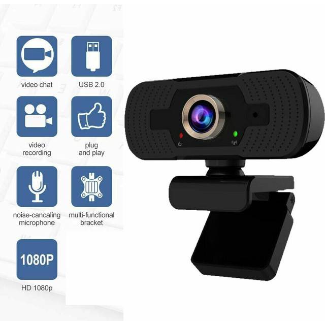 Full HD 1080P Webcam with Microphone