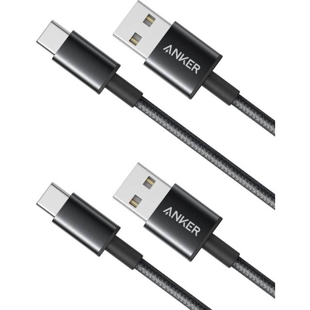 Anker USB C Charger Cable, 2-Pack 3 ft (0.9 m) USB to USB C Cable USB A to USB C Braided Phone Charger Cable for iPhone 15 (Standard Charging)