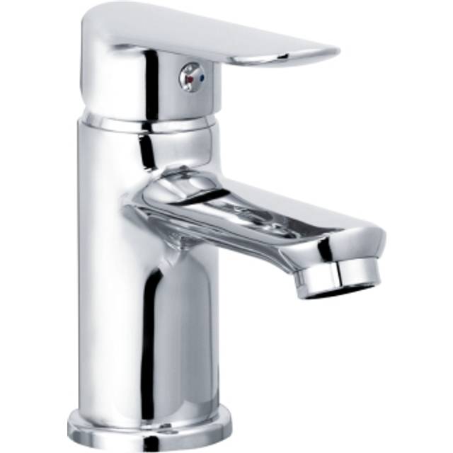 Bristan - Opus Round Basin Mixer with Clicker Waste Chrome Bathroom + Fixings