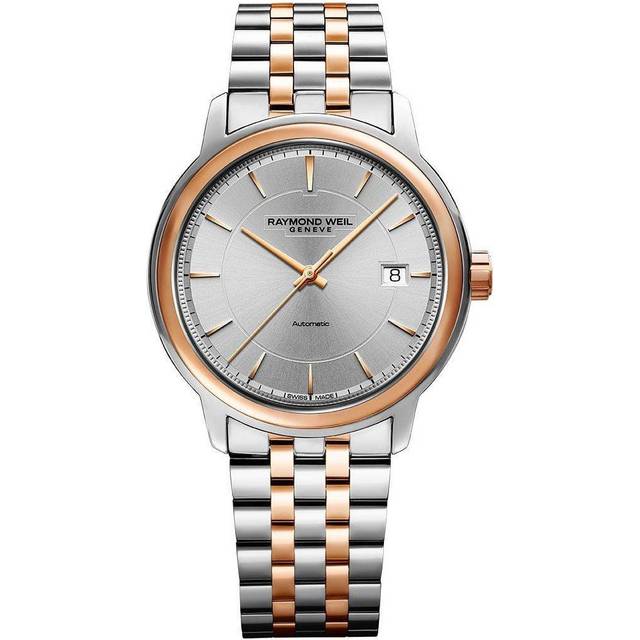 Raymond Weil Maestro Men's Silver Dial & Two Tone Bracelet Watch