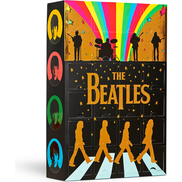 Men's 24-Pack The Beatles Collection Socks Gift Box, Multi - Size: 7/11/10.5/11.5/7.5/8/12/12.5/8.5/9.5/9/10