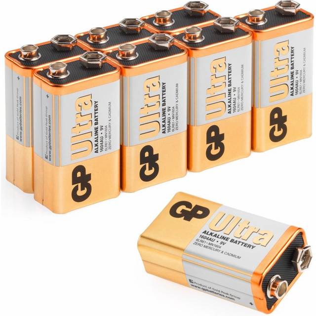Batteries Ultra Alkaline 9V Pack of 8 | Superb operating time | Battery Can Be Used Across All Devices | Shelf Life Up