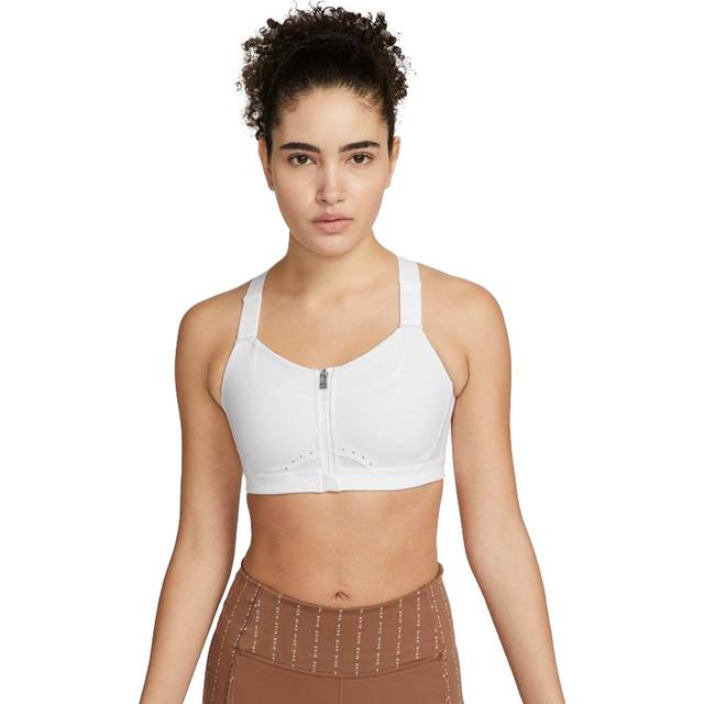Nike Womens Alpha High-Support Padded Zip-Front Sports Bra
