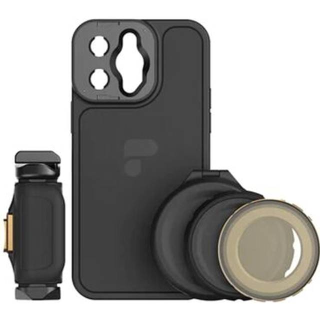 PolarPro – LiteChaser iPhone 14 Pro – fodral kit – inkl. iPhone 14 Pro fodral – LiteChaser iPhone 14 grepp – VND 3-5 filter