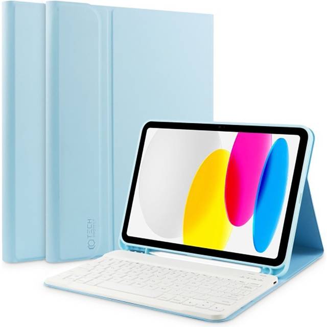 Tech-Protect iPad (2022) Fodral med Tangentbord - BlÃ¥