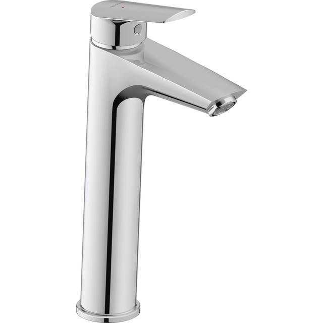 Duravit No.1 Duravit No.1 Large Single Lever Basin Mixer Tap; Chrome, Silver