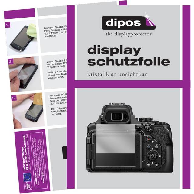 6x screen protector for nikon coolpix p1000 protection crystal clear dipos
