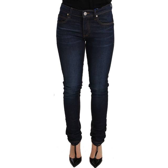 Versace Jeans Low Waist Skinny Denim Jeans - W36 - Blue