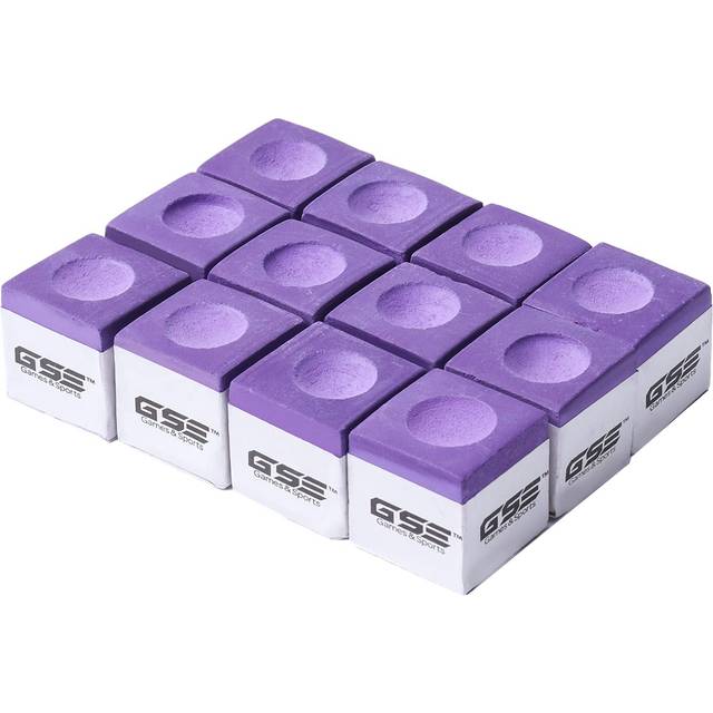 gSE games  Sports Expert 12-Pack of BilliardPool cue chalks (Purple)