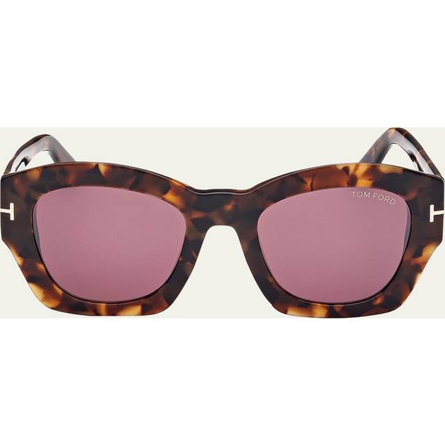 Tom Ford GUILLIANA Sunglasses 52T Dark Havana