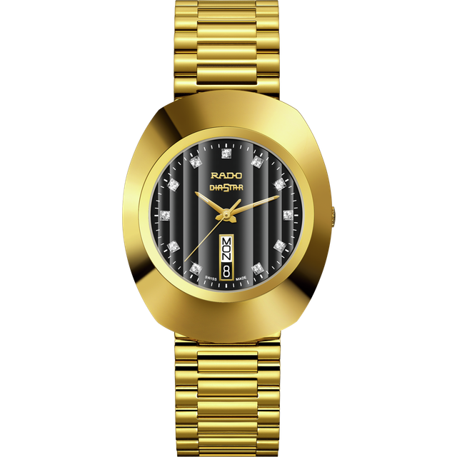 Rado Diastar Diamond Gold Tone Bracelet Watch