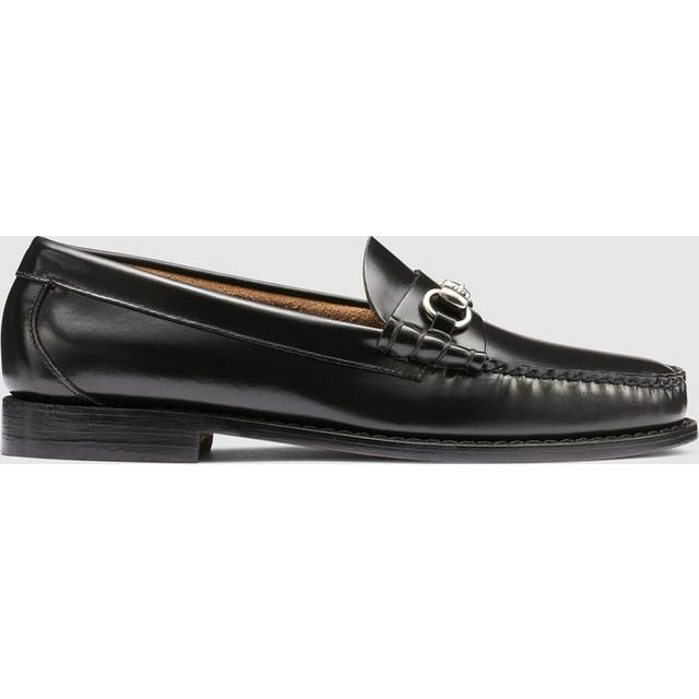 G.H.BASS Men's Lincoln Bit Weejuns® Moc-Toe Slip-On Loafers Black - Size: 12 D-Width