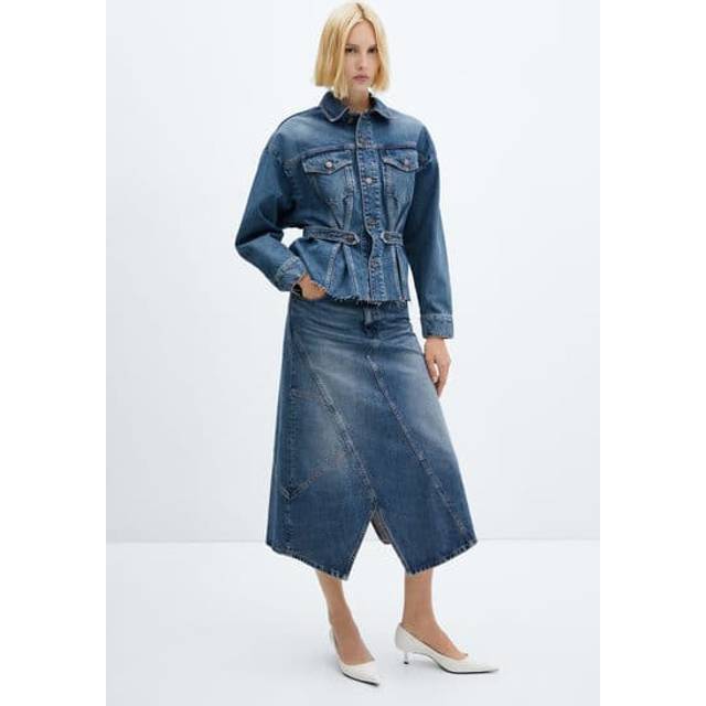 Mango Skirt Zendaya - Denim