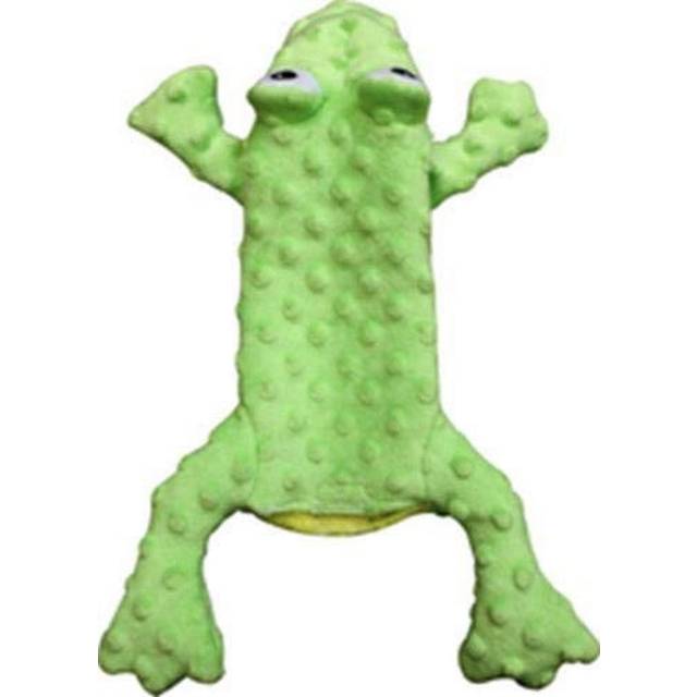 "Ethical Pets 54093 Skinneeez Extreme Stuffing Free Dog Toy  14""""""""  Frog  Green Small Breeds"