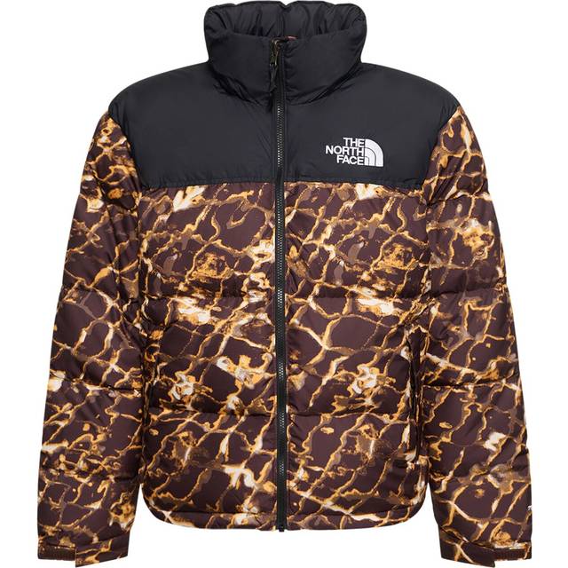 Jacka The North Face M 1996 Retro Nuptse Jacket Coal Brown Wtrdstp/ TNF Black M