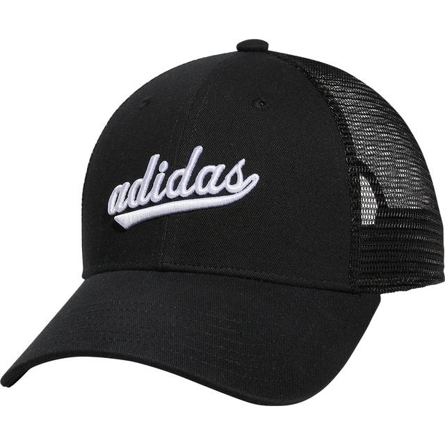 adidas Women's Mesh Back Snapback Cap Adjustable Fit Trucker Hat  Blac