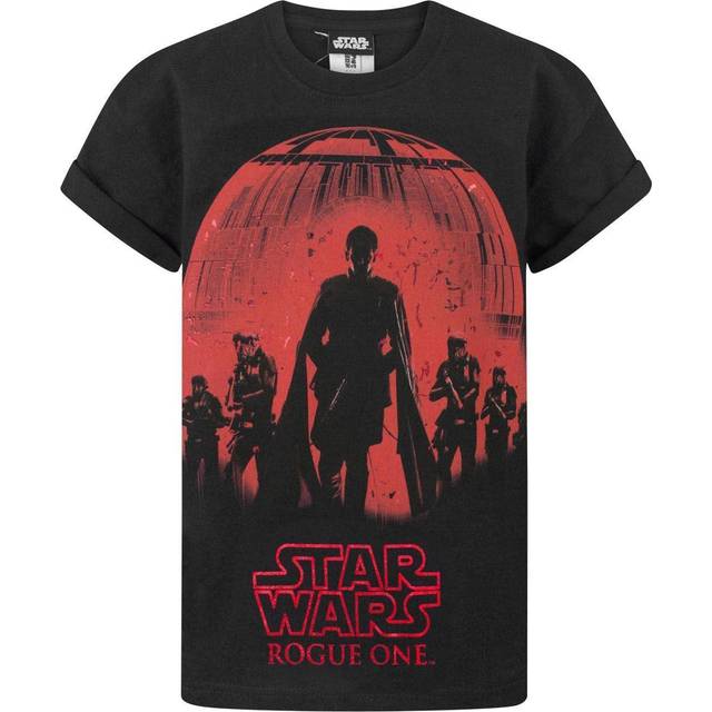 (9-10 Years, Vivid Red/Black) Star Wars: Rogue One Boys Foil T-Shirt