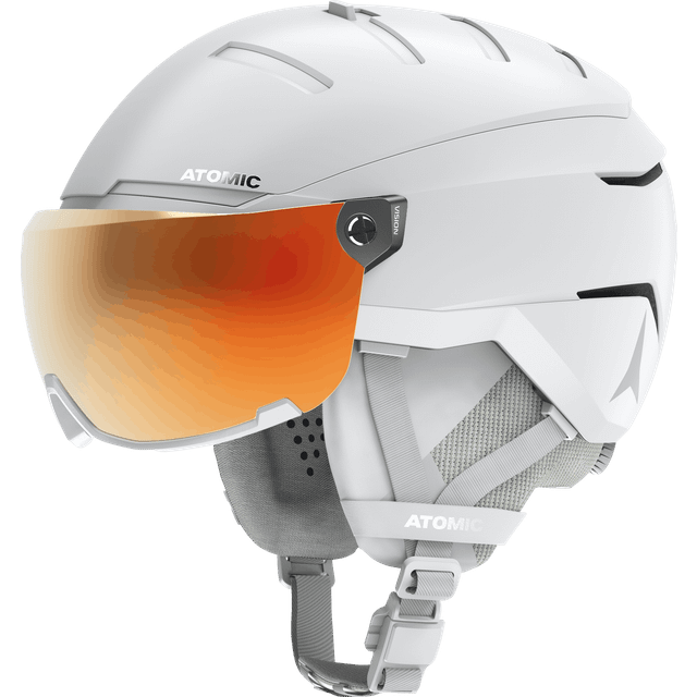 Atomic Savor GT Amid Visor HD, Skidhjälm med Visir, Vit