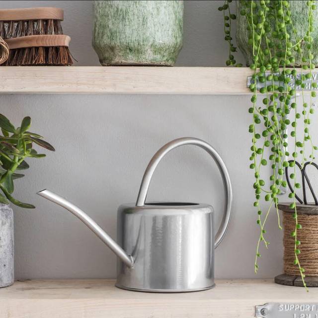 Indoor Watering Can Galvanised Steel 1.9L